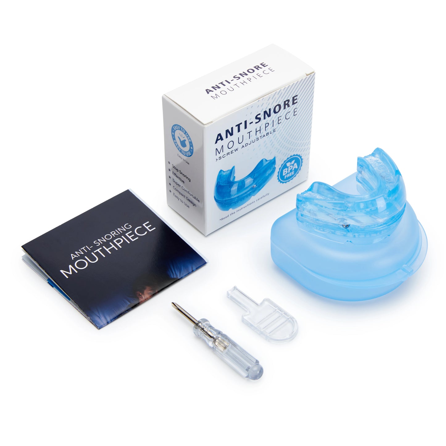 Adjustable Anti-Snore Mouth Guard – Reduce Snoring & Protect Teeth