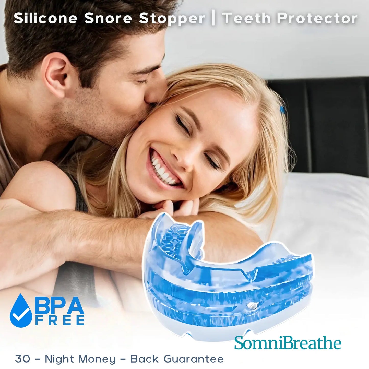 Adjustable Anti-Snore Mouth Guard – Reduce Snoring & Protect Teeth