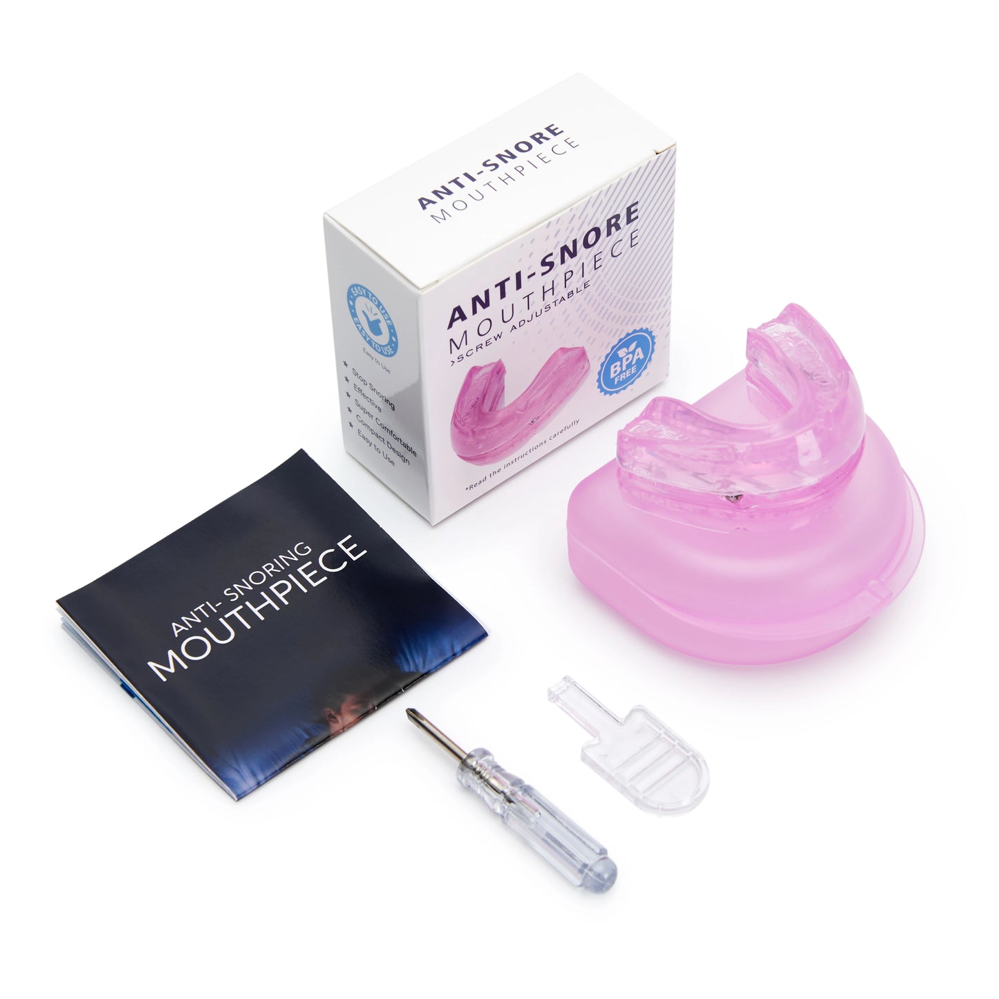 Adjustable Anti-Snore Mouth Guard – Reduce Snoring & Protect Teeth