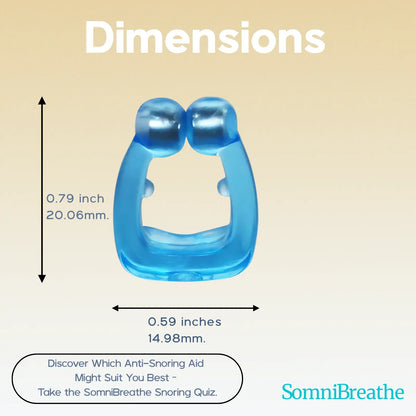 Magnetic Anti-Snoring Nose Clip (4-Pack) – Comfortable Silicone Nasal Dilator SomniBreathe