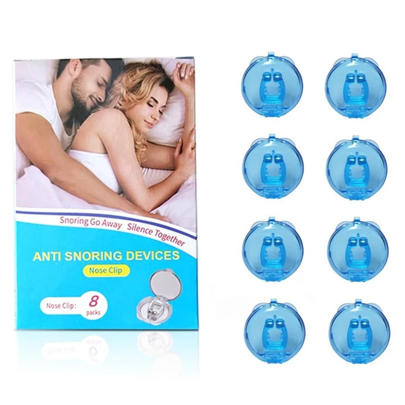 Magnetic Anti Snoring Nose Clip - Comfortable Silicone Sleep Aid